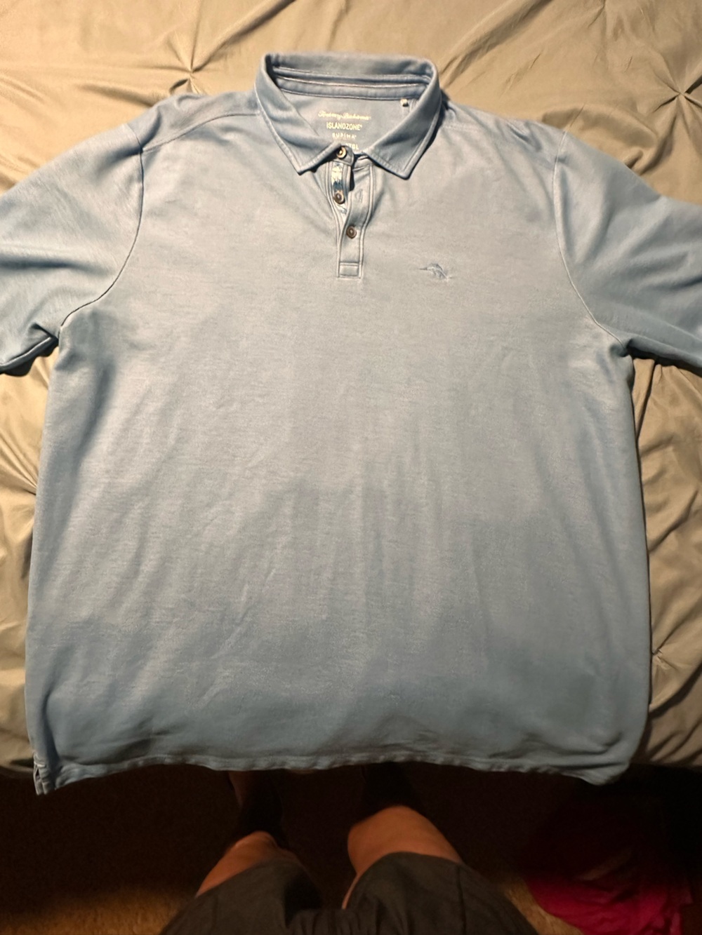 Tommy Bahama Light Blue Men’s Polo Shirt